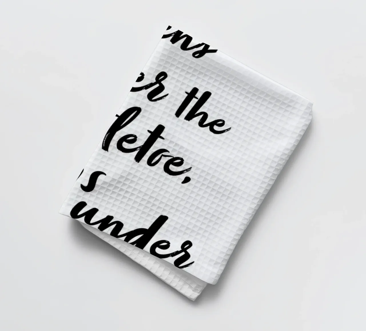 Under the Mistletoe canovaccio da cucina da daylight design studio