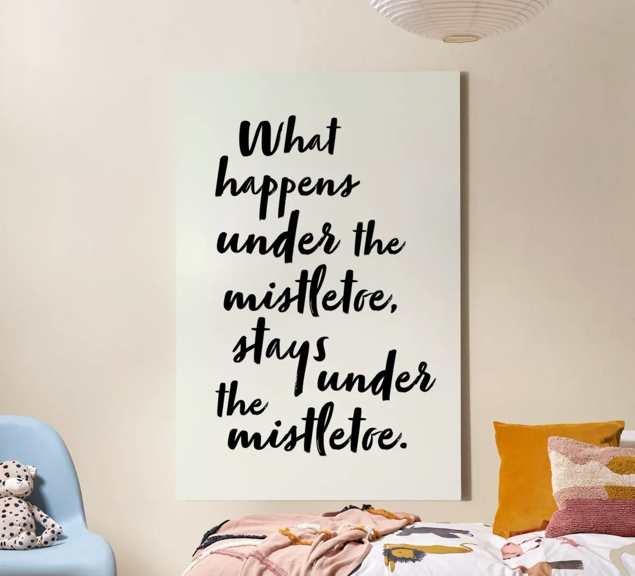 Under the Mistletoe tela con Cornice a cassetta da daylight design studio