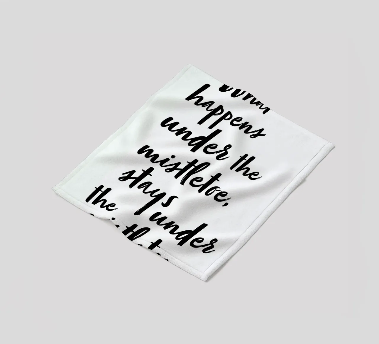 Under the Mistletoe coperta in pile da daylight design studio