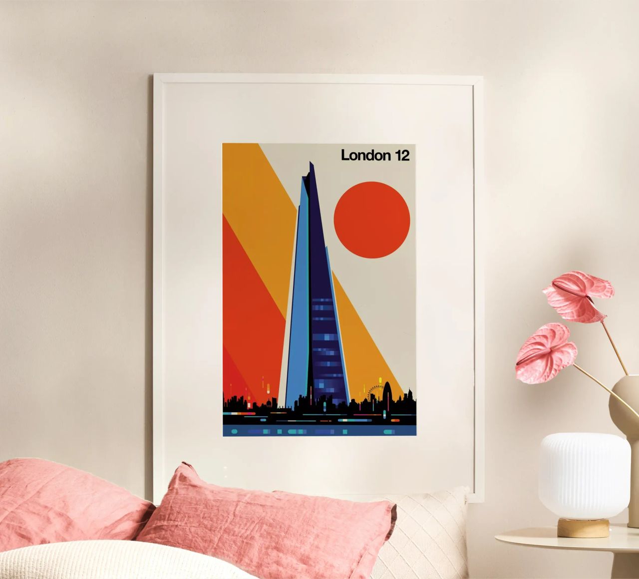 London 12 poster by Bo Lundberg