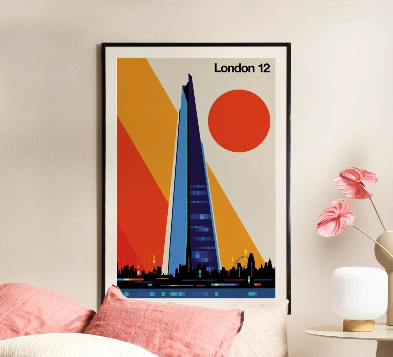 London 12 poster by Bo Lundberg