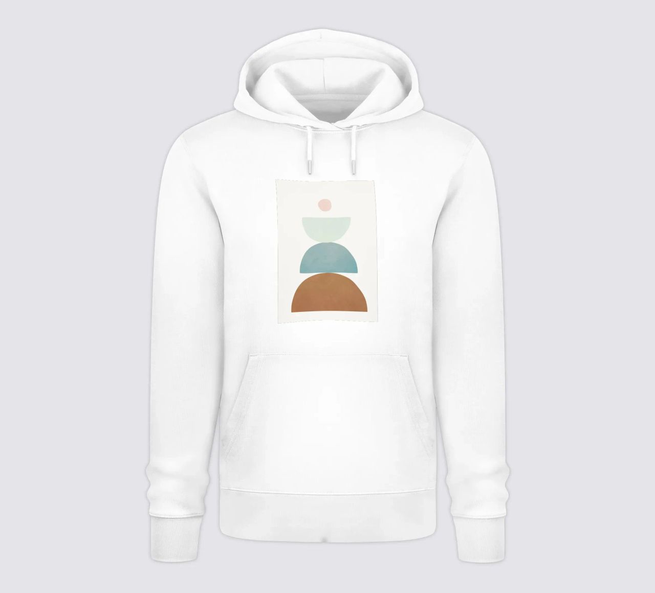 Soft Abstract Shapes 10 felpa con cappuccio da Flow Line