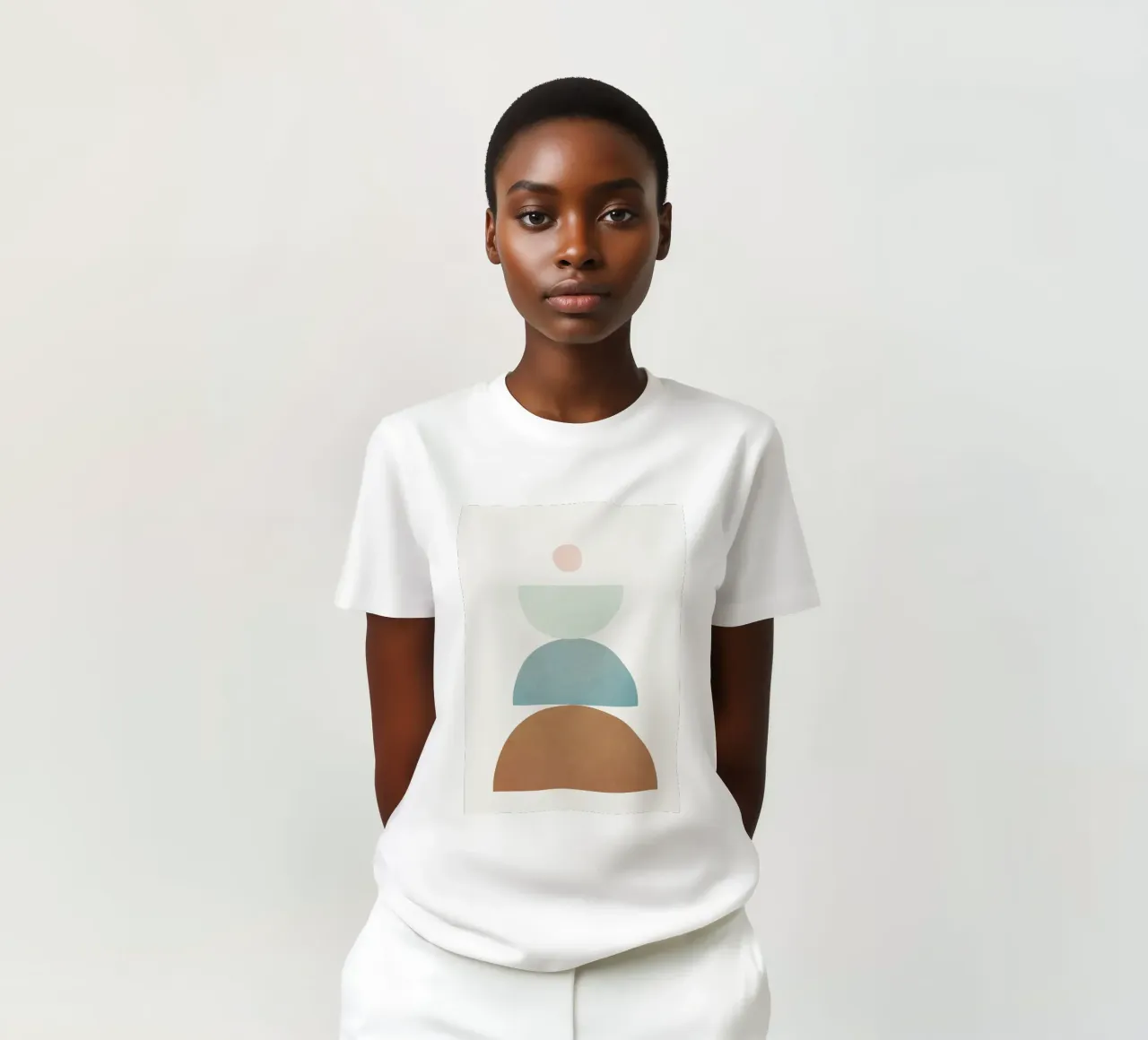 Soft Abstract Shapes 10 camiseta de Flow Line