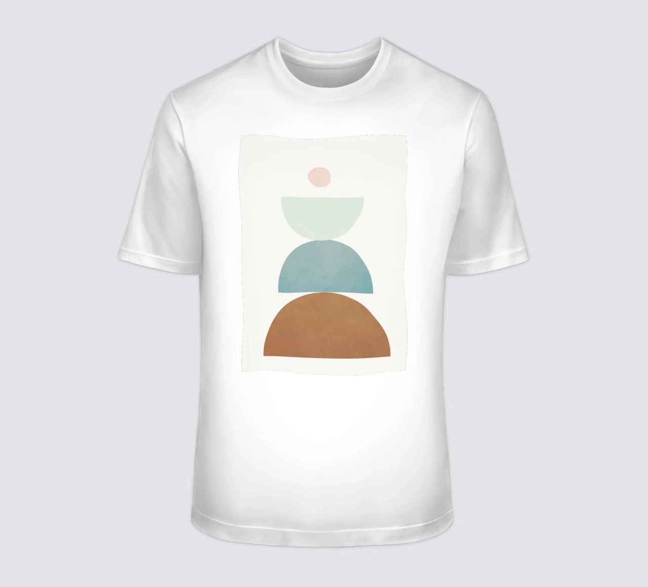 Soft Abstract Shapes 10 t-shirt da Flow Line