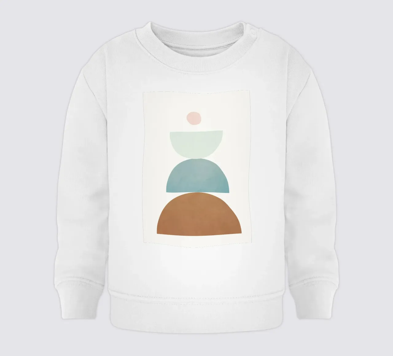 Soft Abstract Shapes 10 felpa neonato da Flow Line