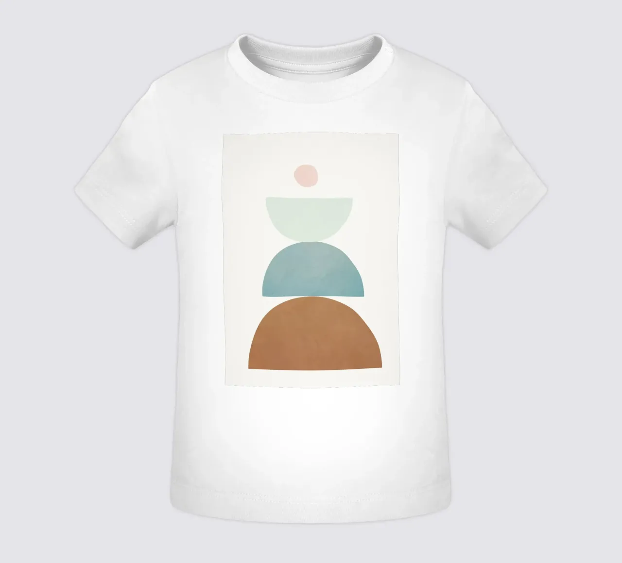 Soft Abstract Shapes 10 maglietta neonato da Flow Line
