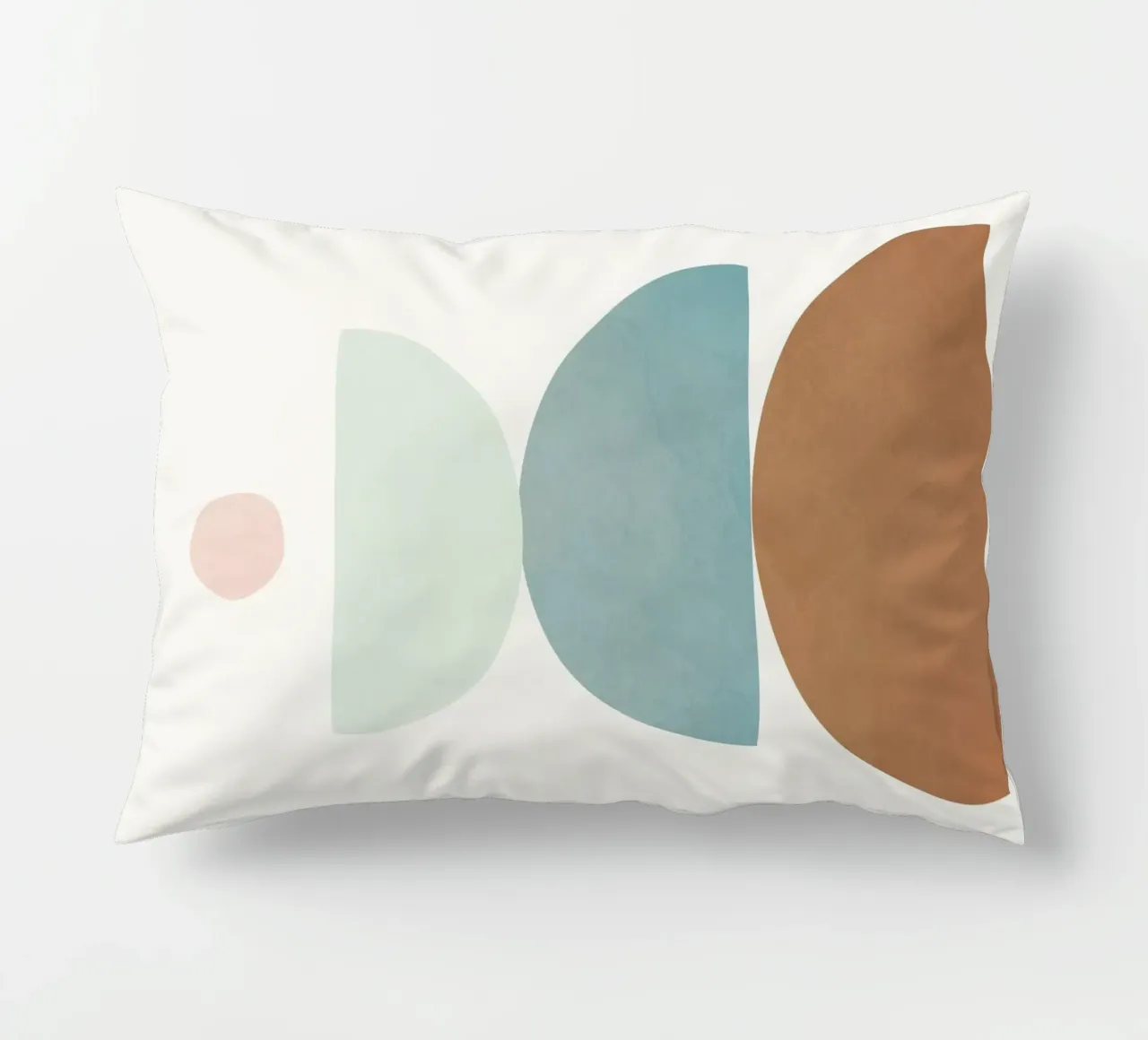 Soft Abstract Shapes 10 Kissen von Flow Line