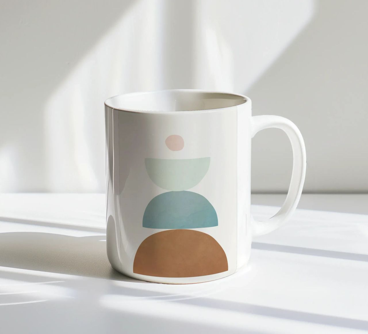 Soft Abstract Shapes 10 tazza in ceramica da Flow Line