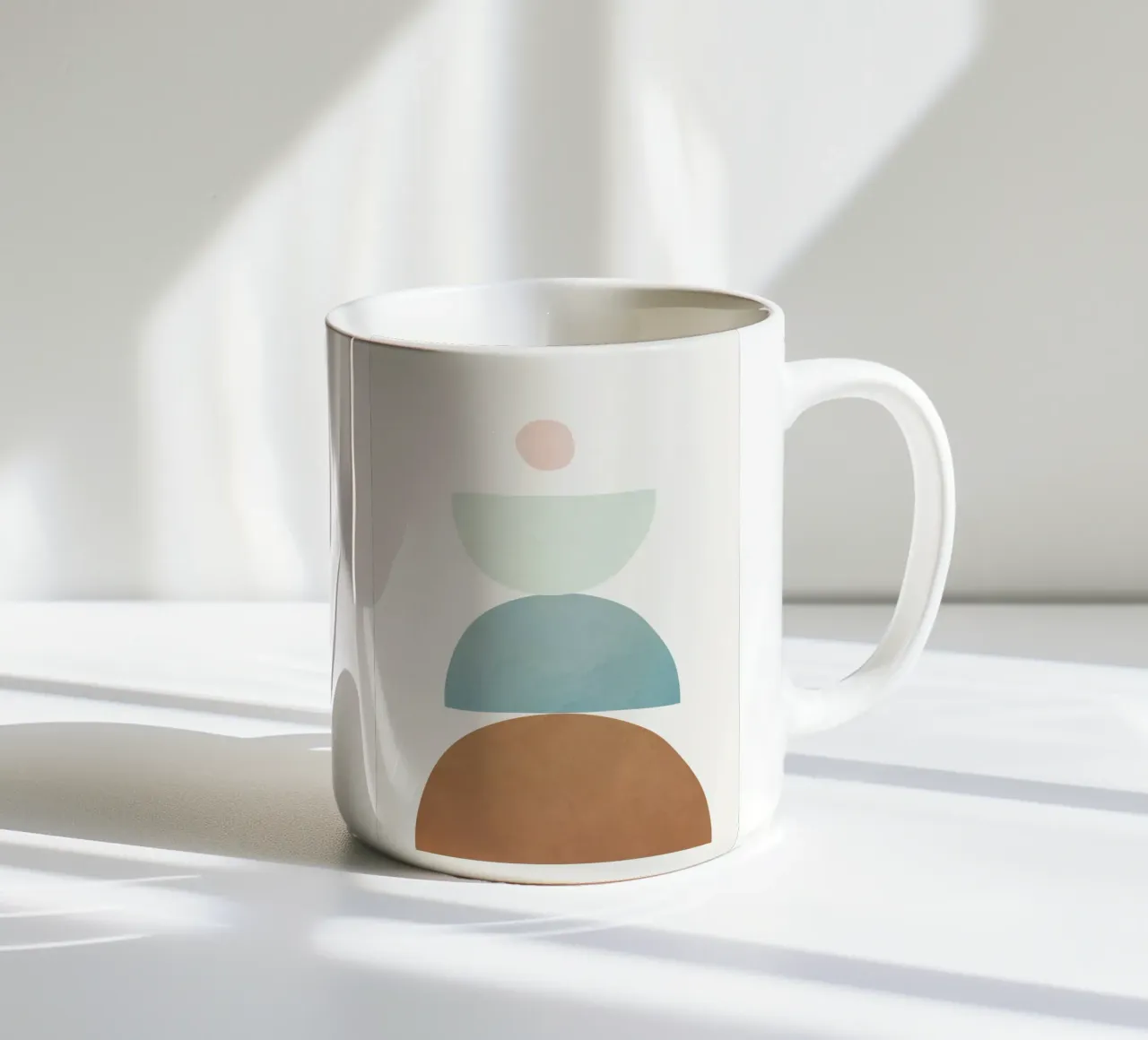 Soft Abstract Shapes 10 tazza in ceramica da Flow Line