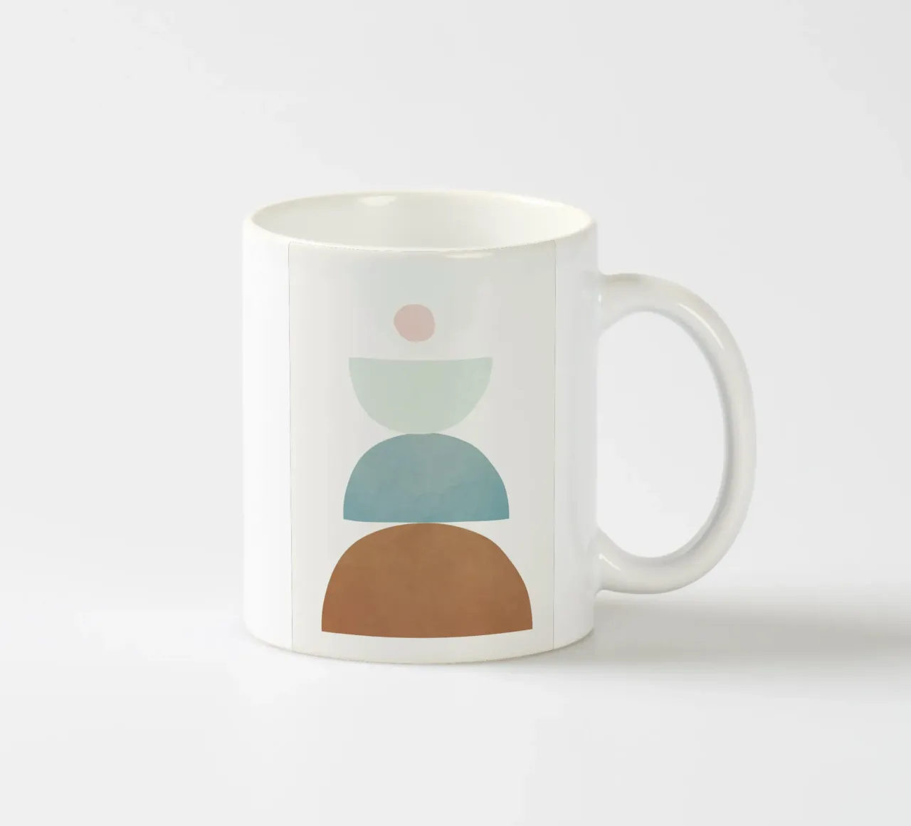 Soft Abstract Shapes 10 Keramik Tasse von Flow Line