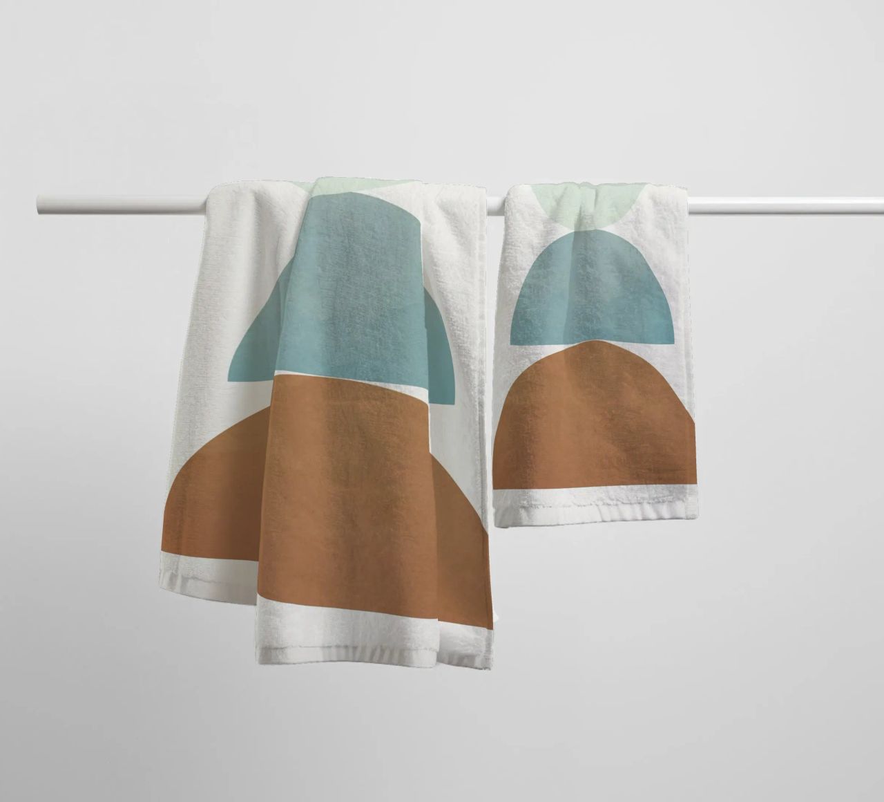 Soft Abstract Shapes 10 asciugamano da bagno da Flow Line