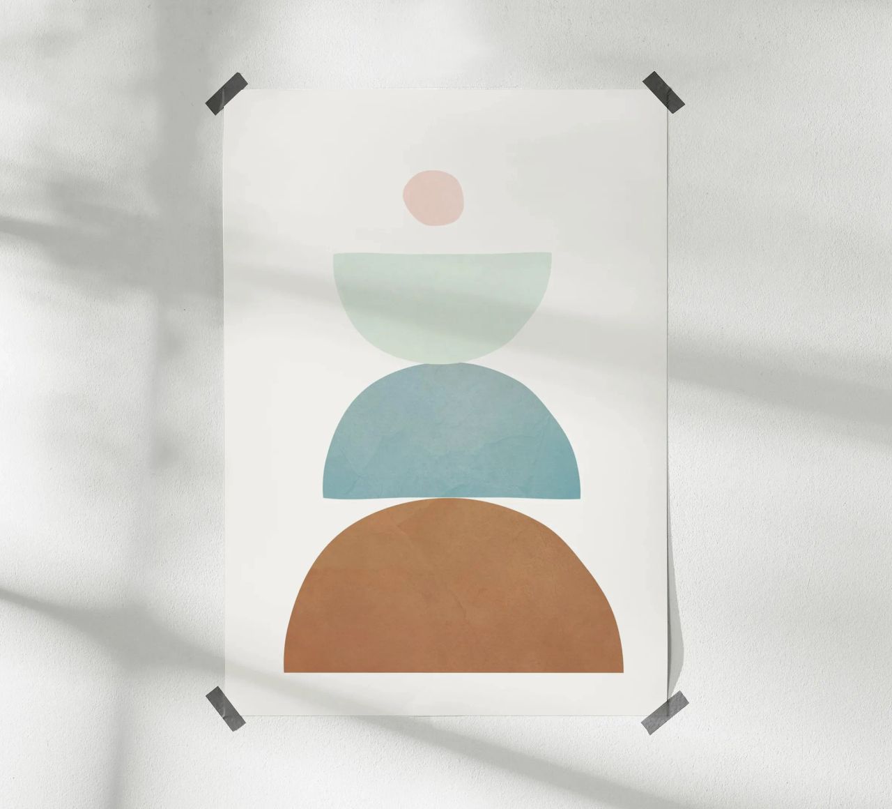 Soft Abstract Shapes 10 carta hahnemühle da Flow Line
