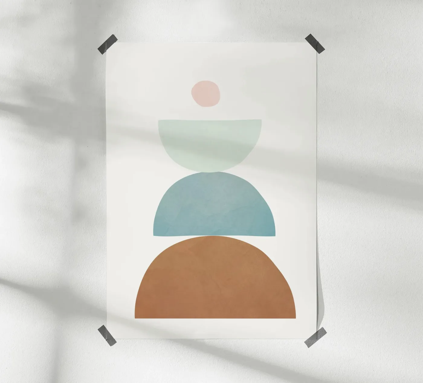 Soft Abstract Shapes 10 poster da Flow Line