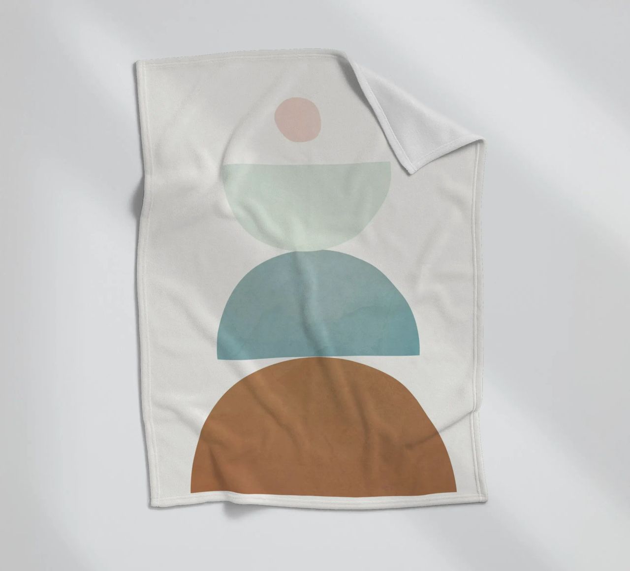 Soft Abstract Shapes 10 coperta in pile da Flow Line