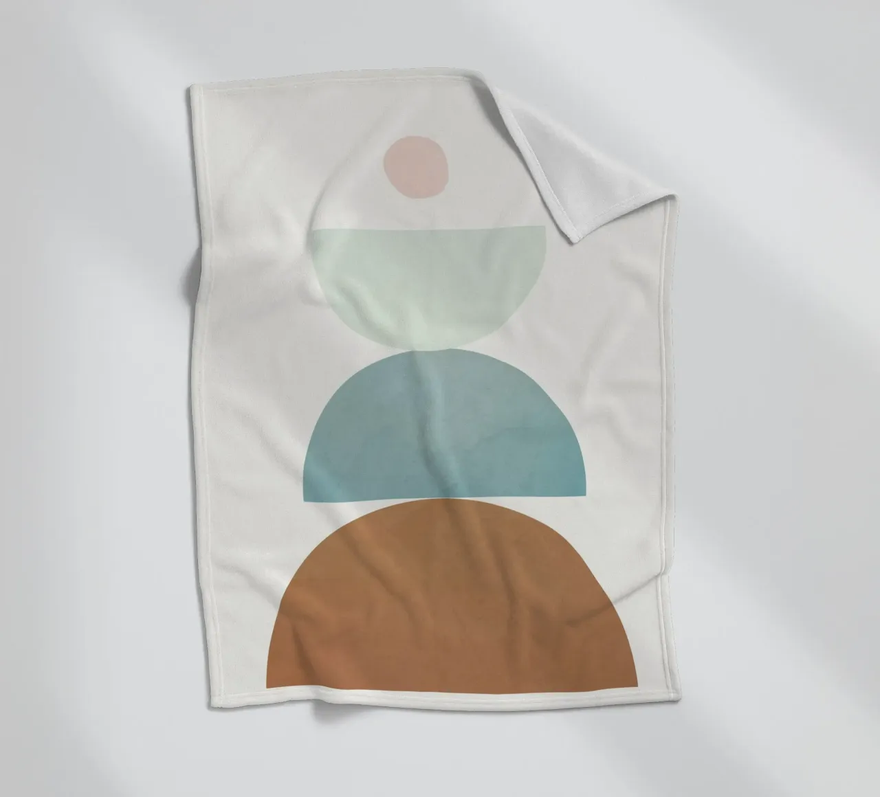 Soft Abstract Shapes 10 coperta in pile da Flow Line