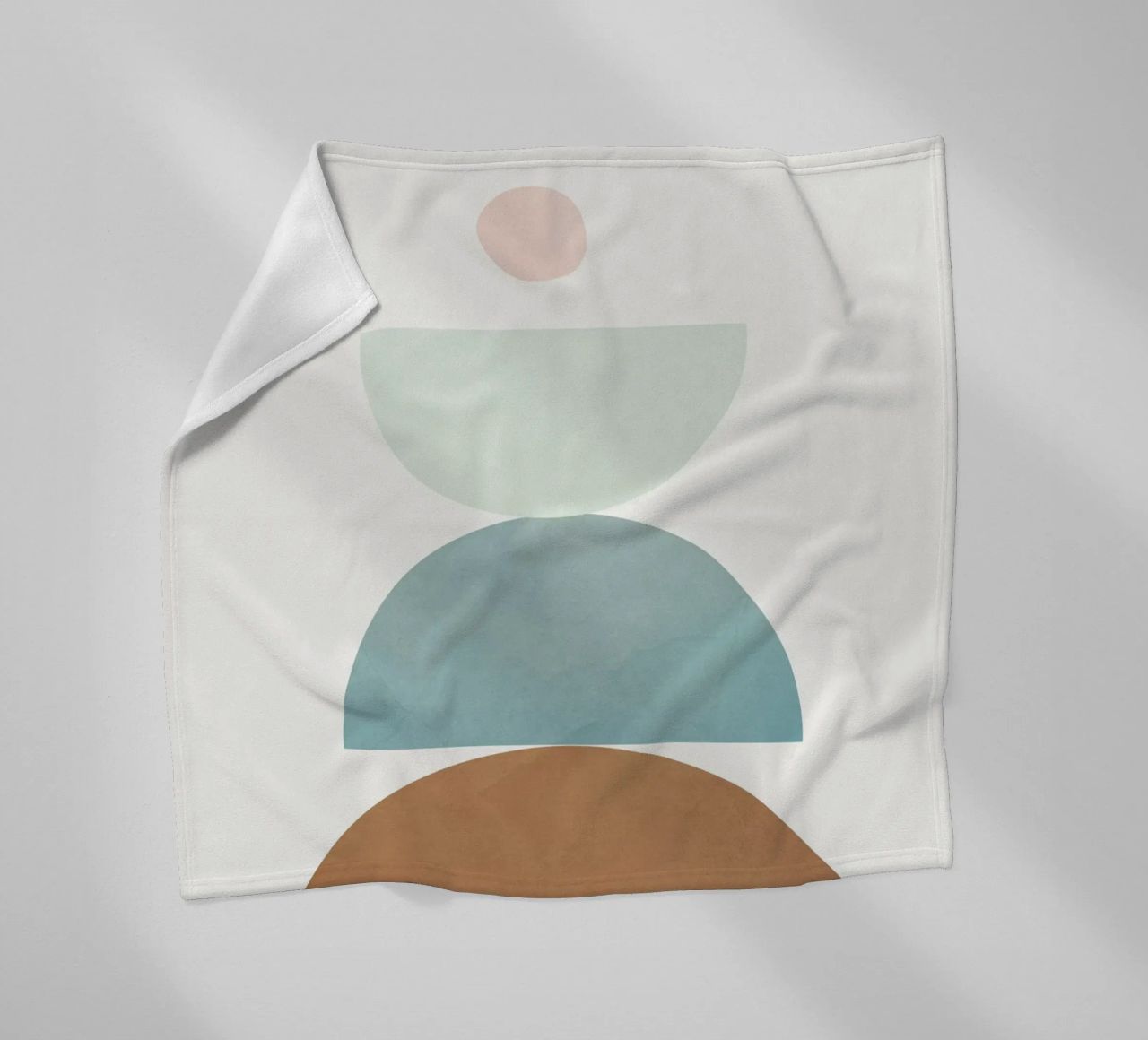 Soft Abstract Shapes 10 coperta in pile da Flow Line