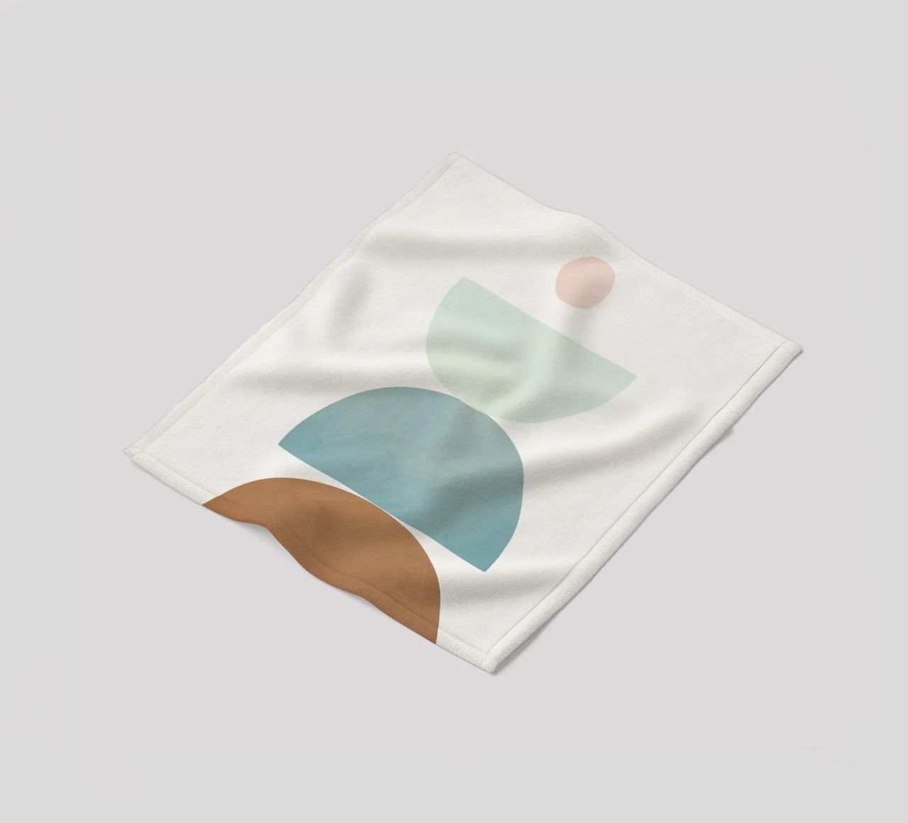 Soft Abstract Shapes 10 coperta in pile da Flow Line