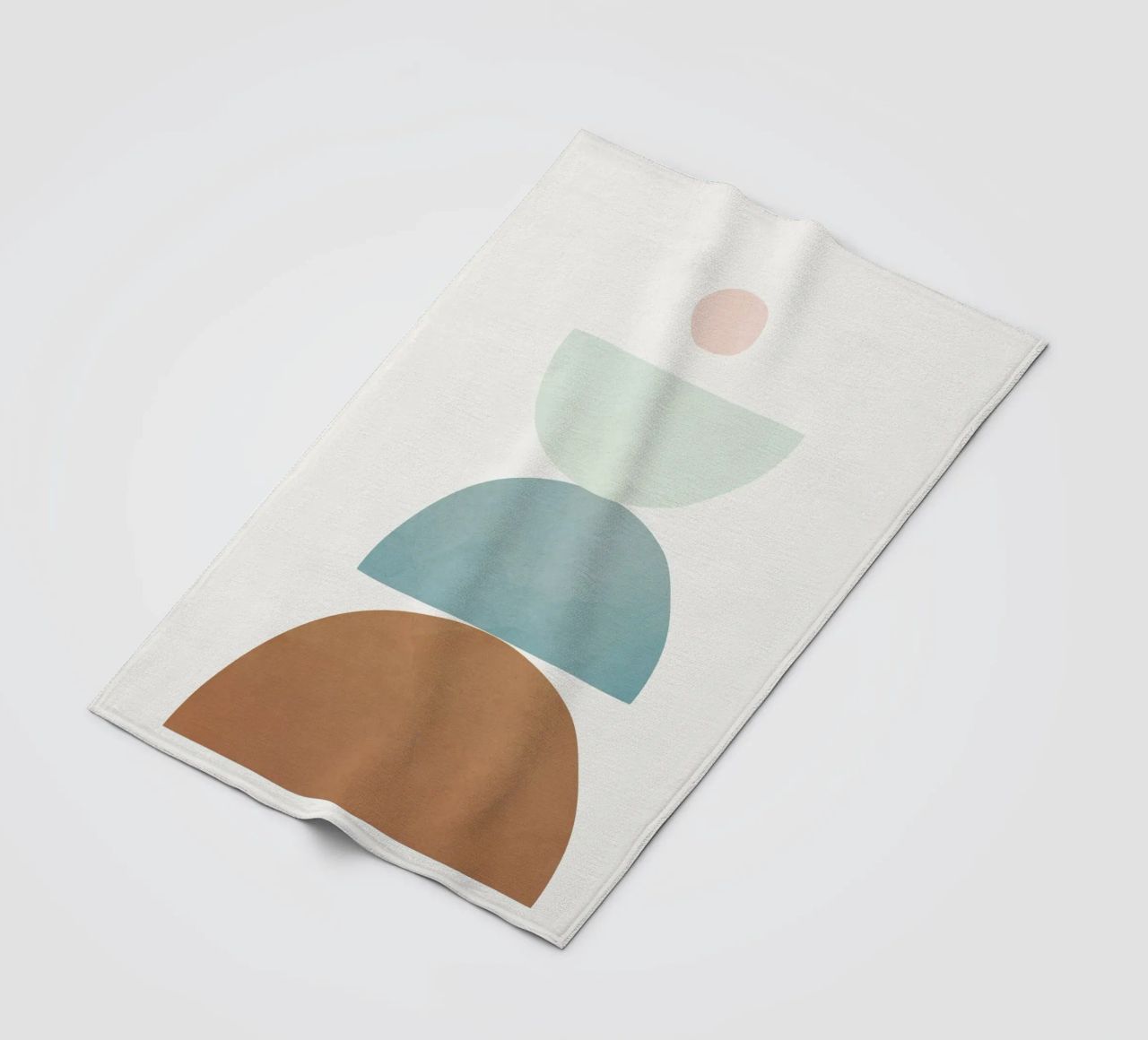 Soft Abstract Shapes 10 coperta in pile da Flow Line