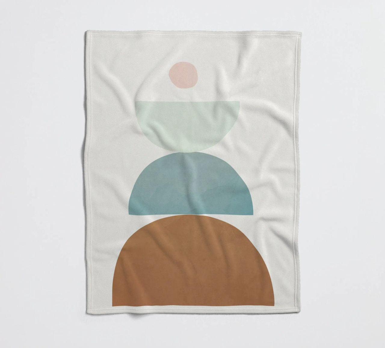 Soft Abstract Shapes 10 coperta in pile da Flow Line