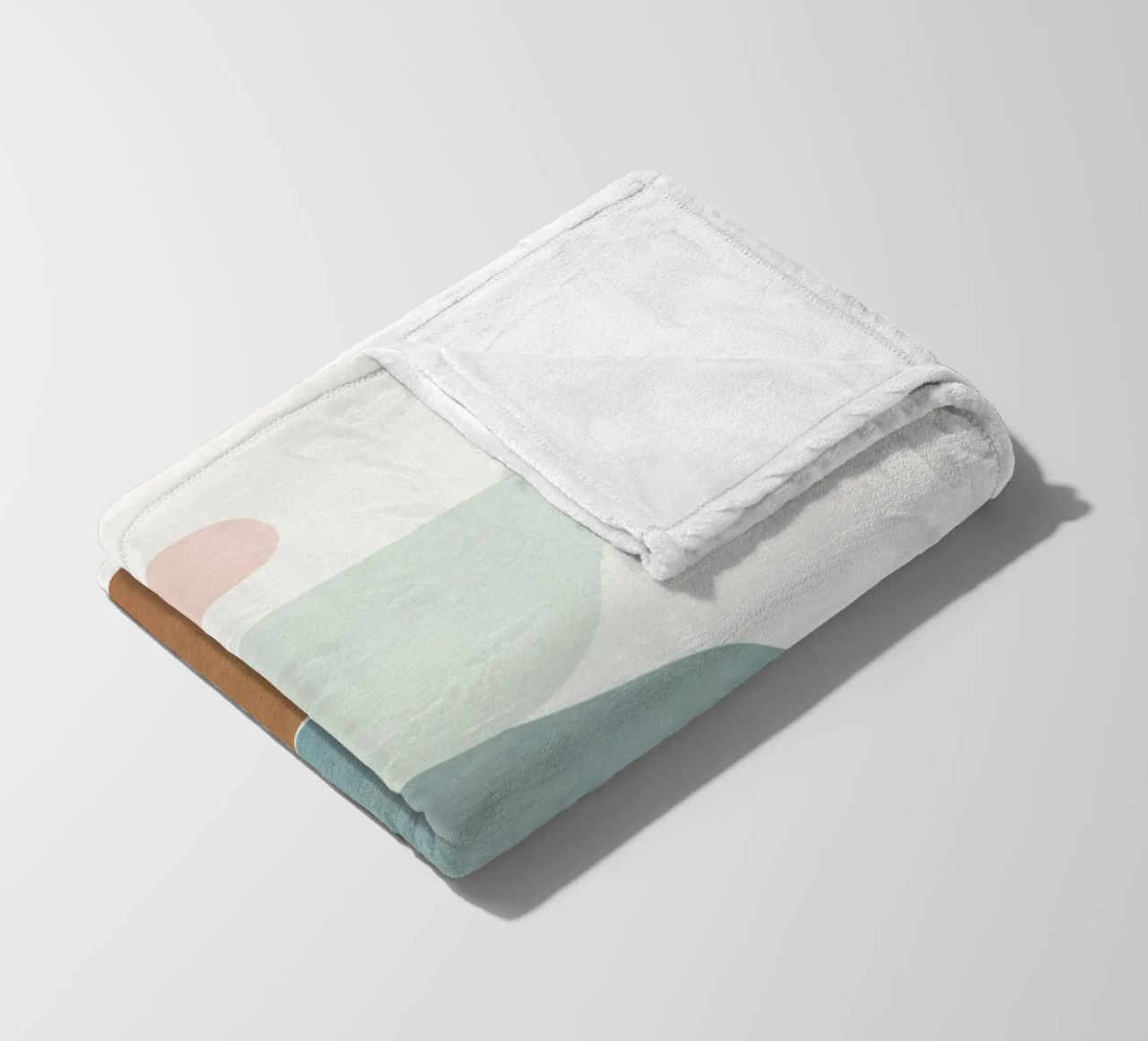 Soft Abstract Shapes 10 coperta in pile da Flow Line