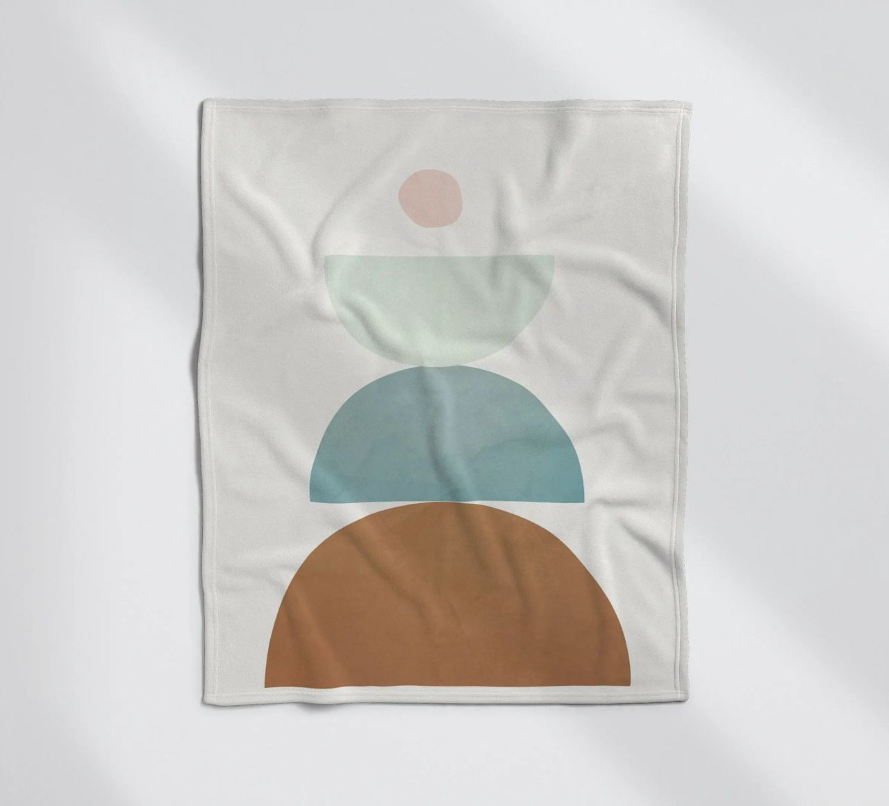 Soft Abstract Shapes 10 coperta in pile da Flow Line