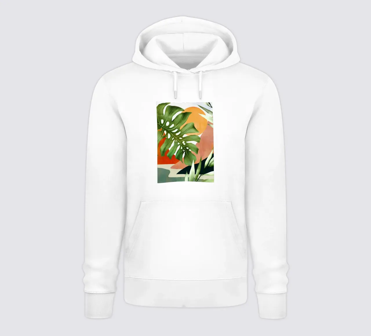 Tropical Summer Abstract Art 9 felpa con cappuccio da Flow Line