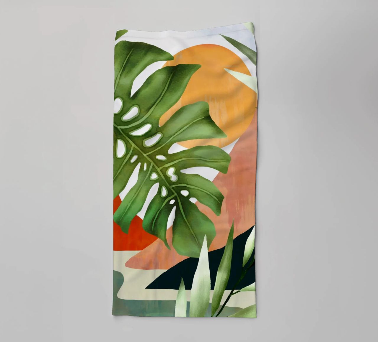 Tropical Summer Abstract Art 9 asciugamano da bagno da Flow Line