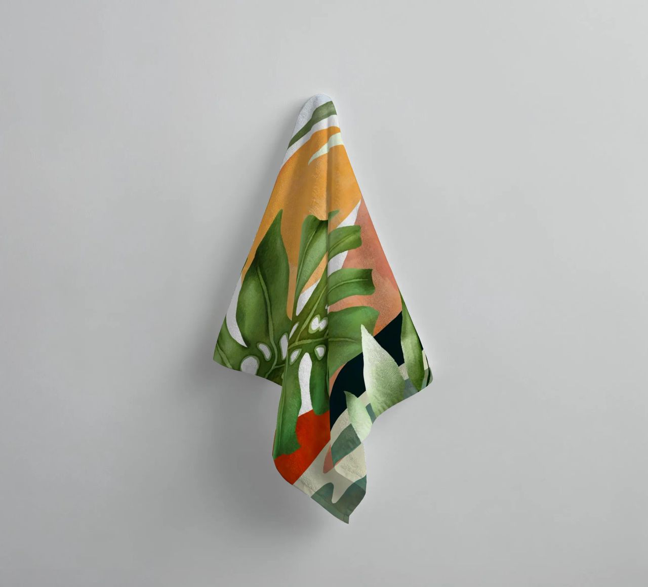 Tropical Summer Abstract Art 9 asciugamano da bagno da Flow Line