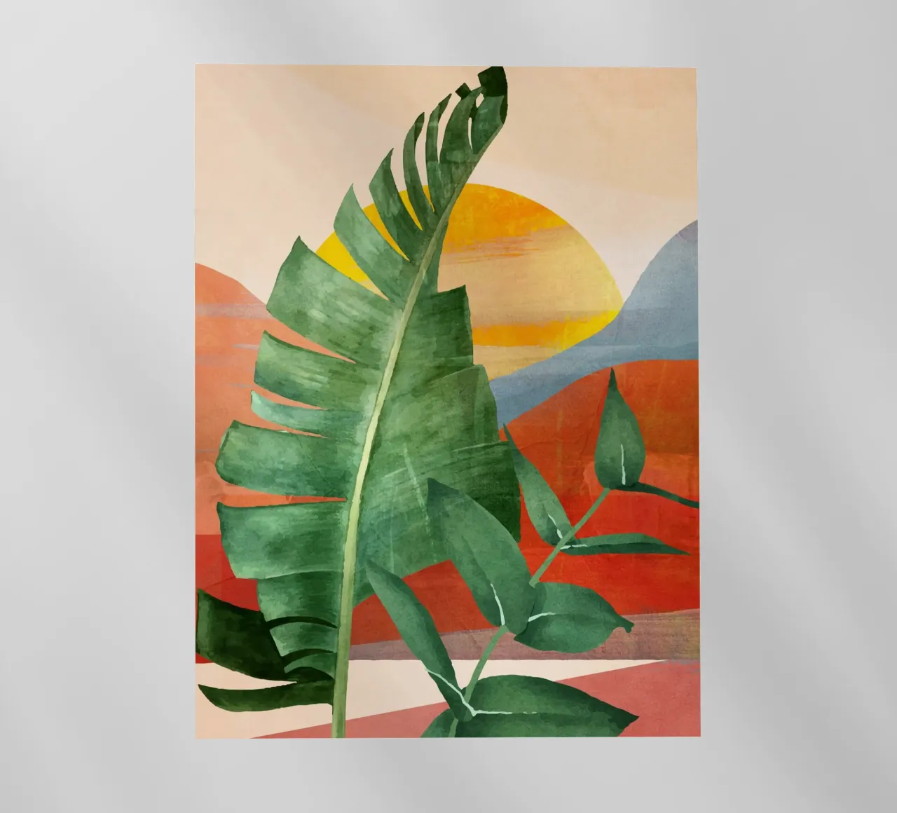Tropical Summer Abstract Art 13 pellicola backlit da Flow Line