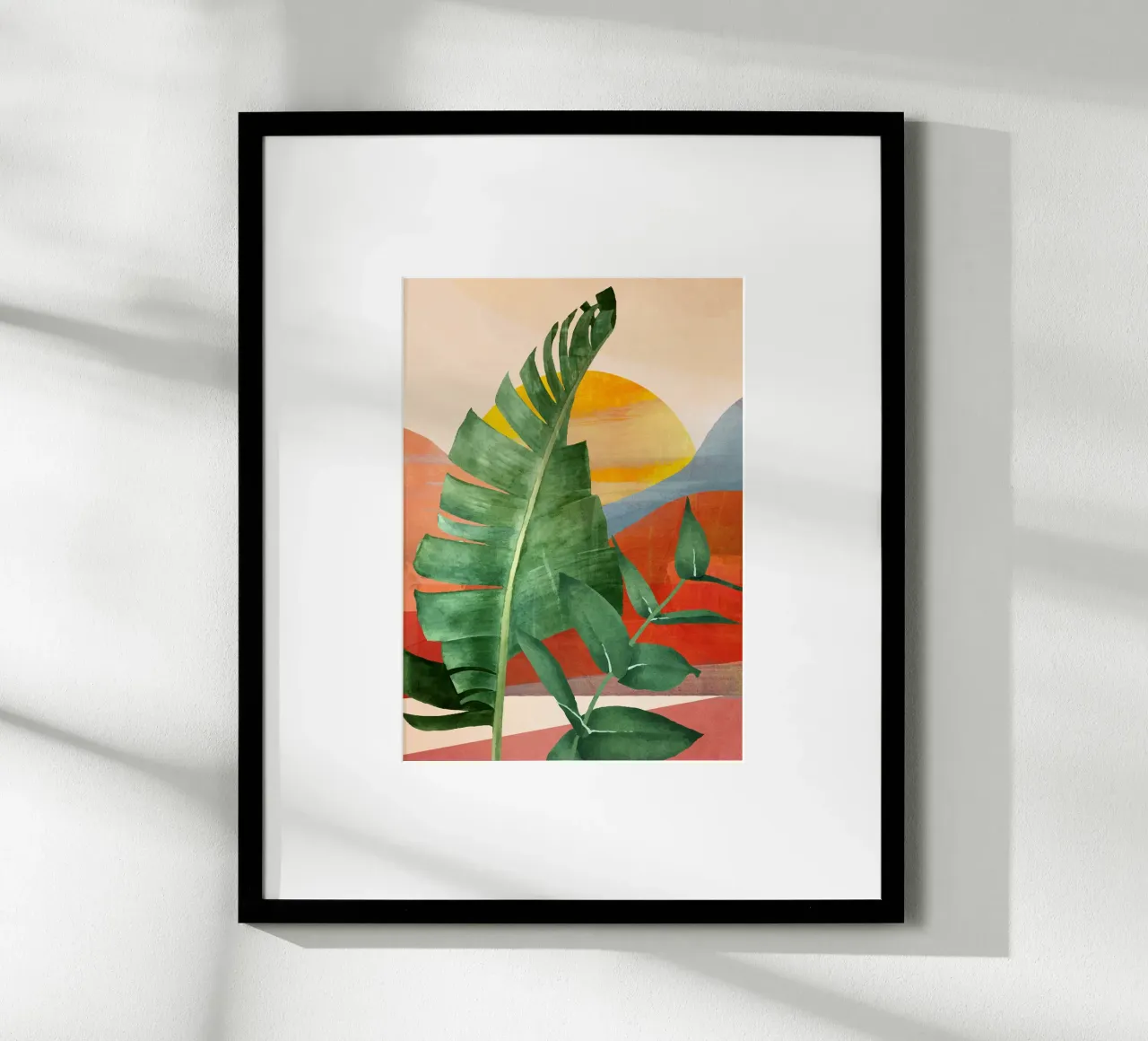 Tropical Summer Abstract Art 13 poster da Flow Line