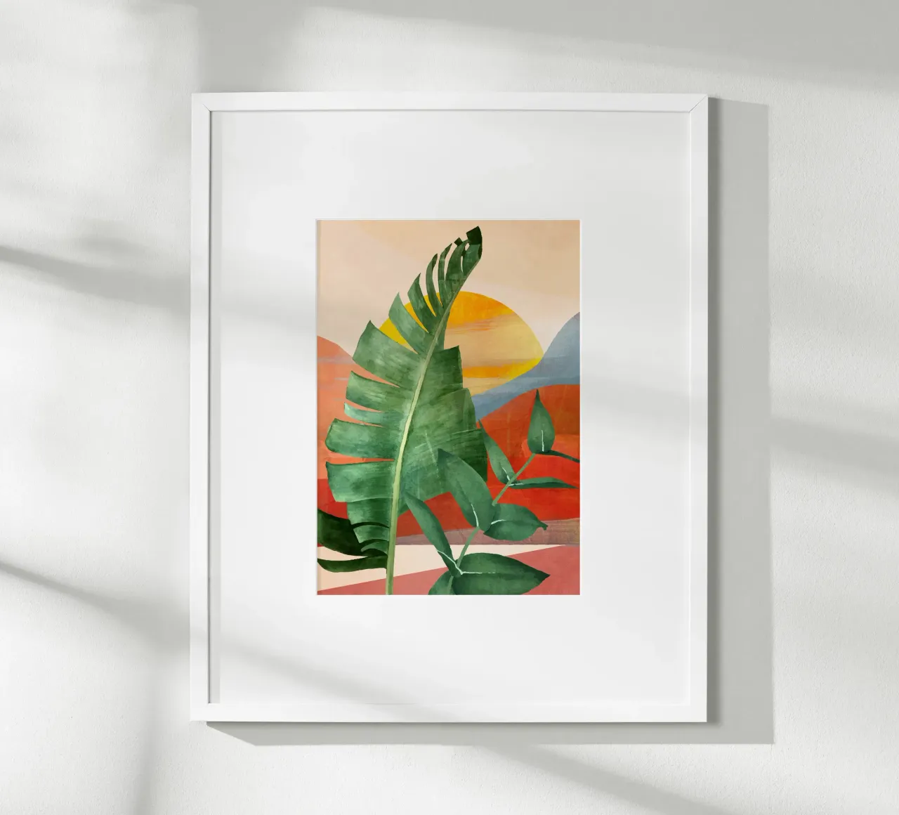 Tropical Summer Abstract Art 13 poster da Flow Line