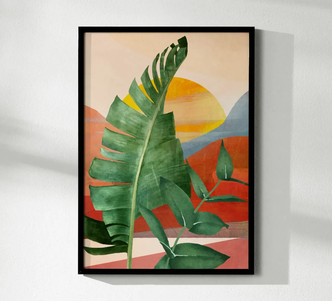 Tropical Summer Abstract Art 13 poster da Flow Line