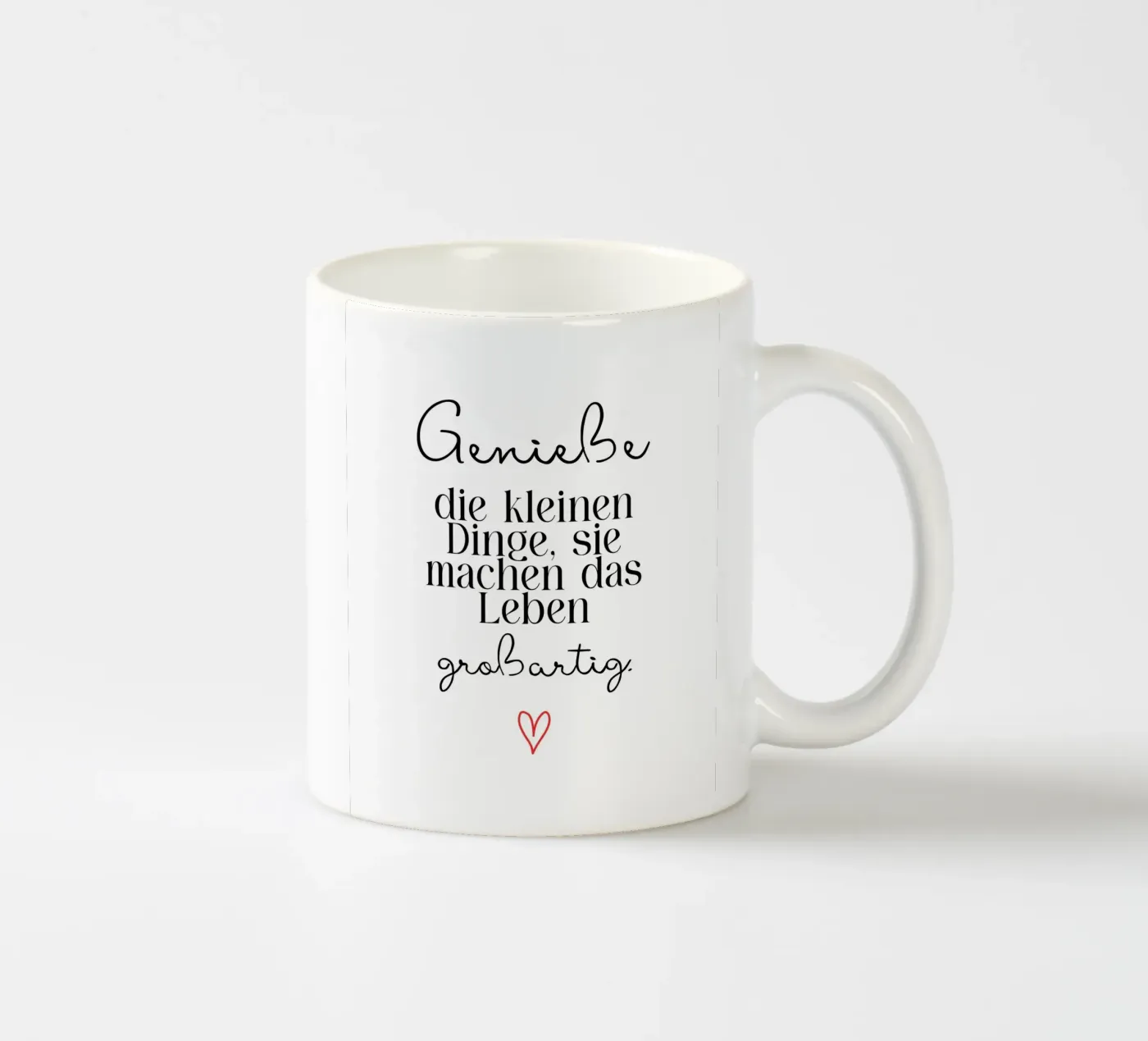 Die kleinen Dinge ceramic mug by BAINAI QUOTES