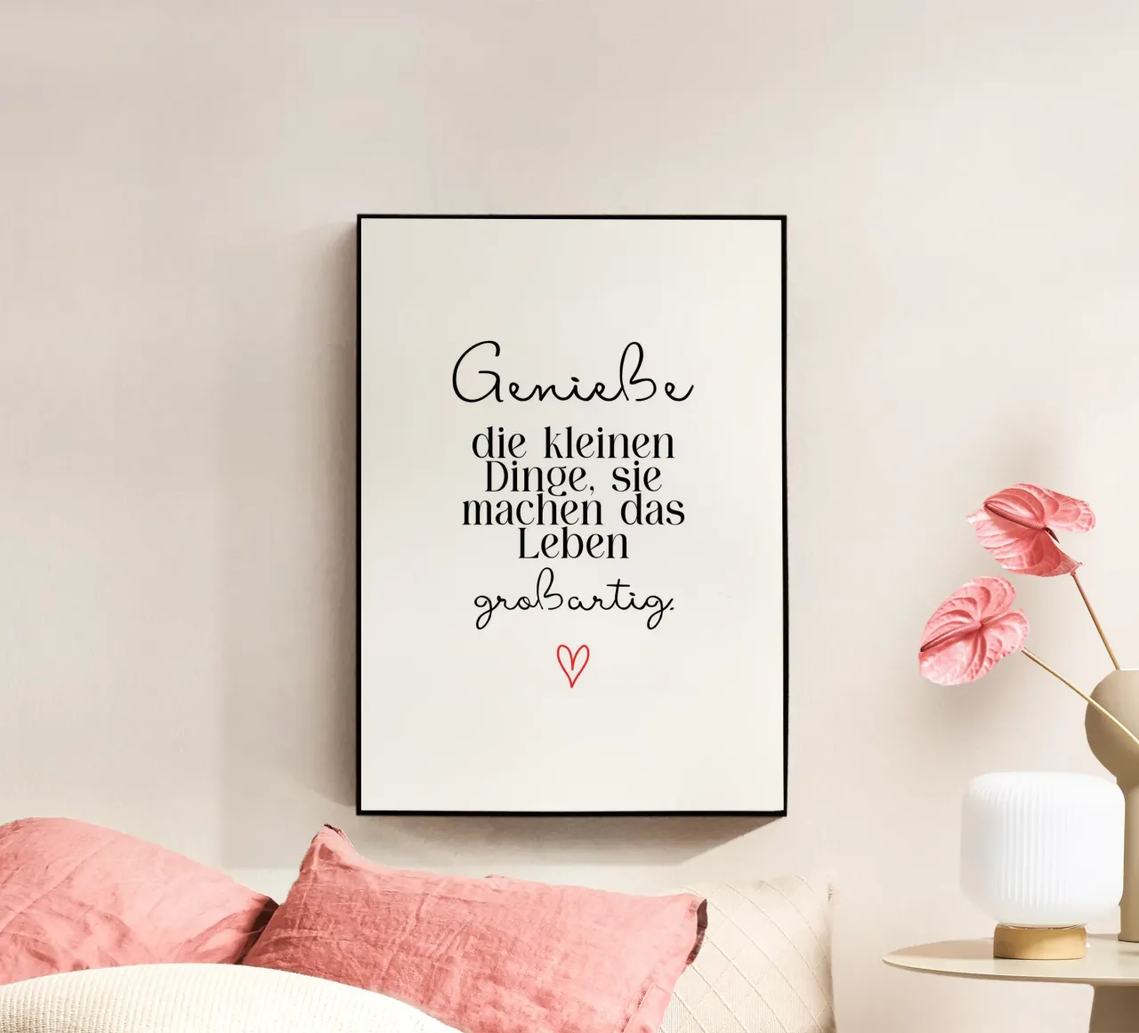 Die kleinen Dinge plexiglass da BAINAI QUOTES