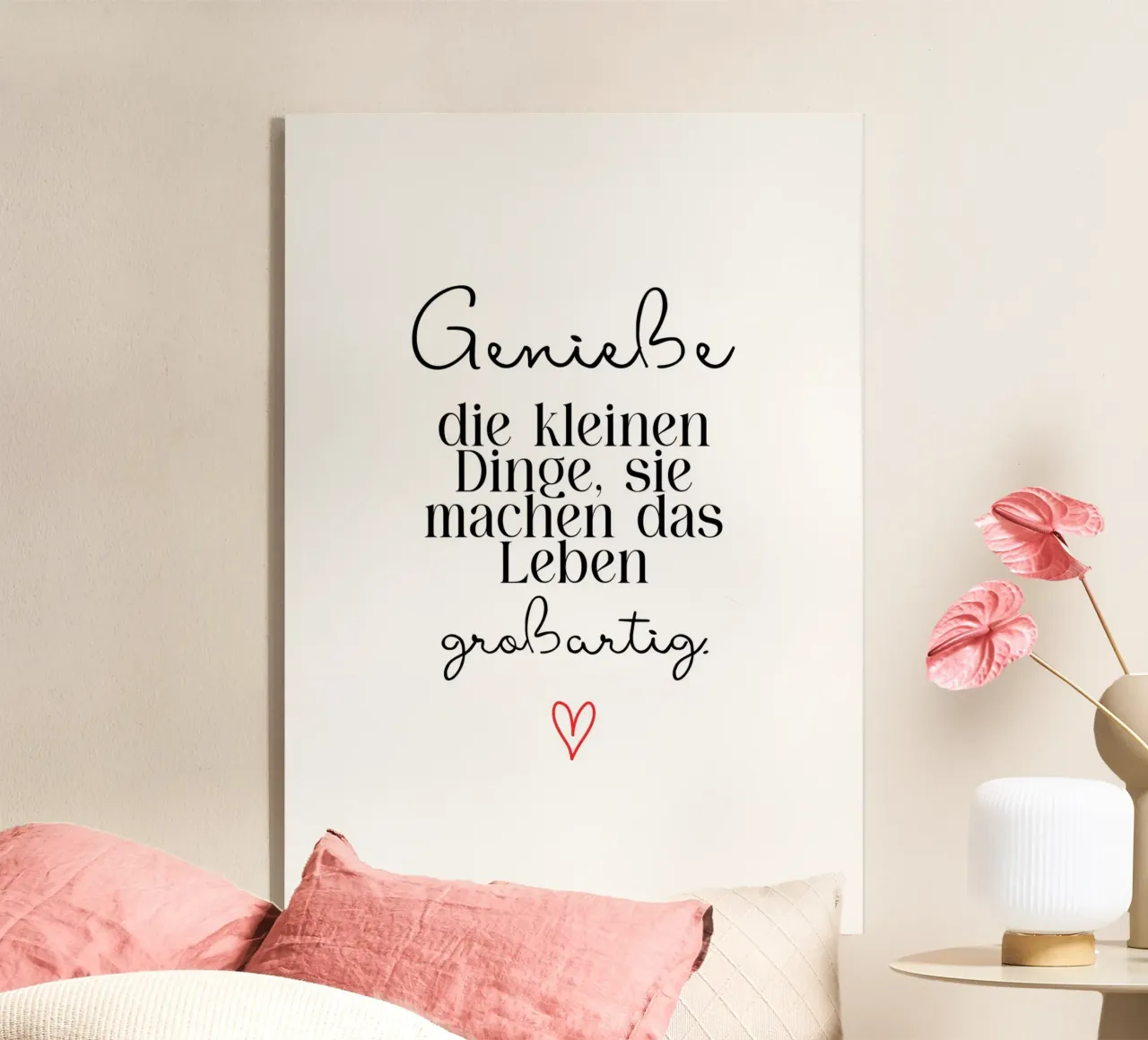 Die kleinen Dinge plexiglass da BAINAI QUOTES