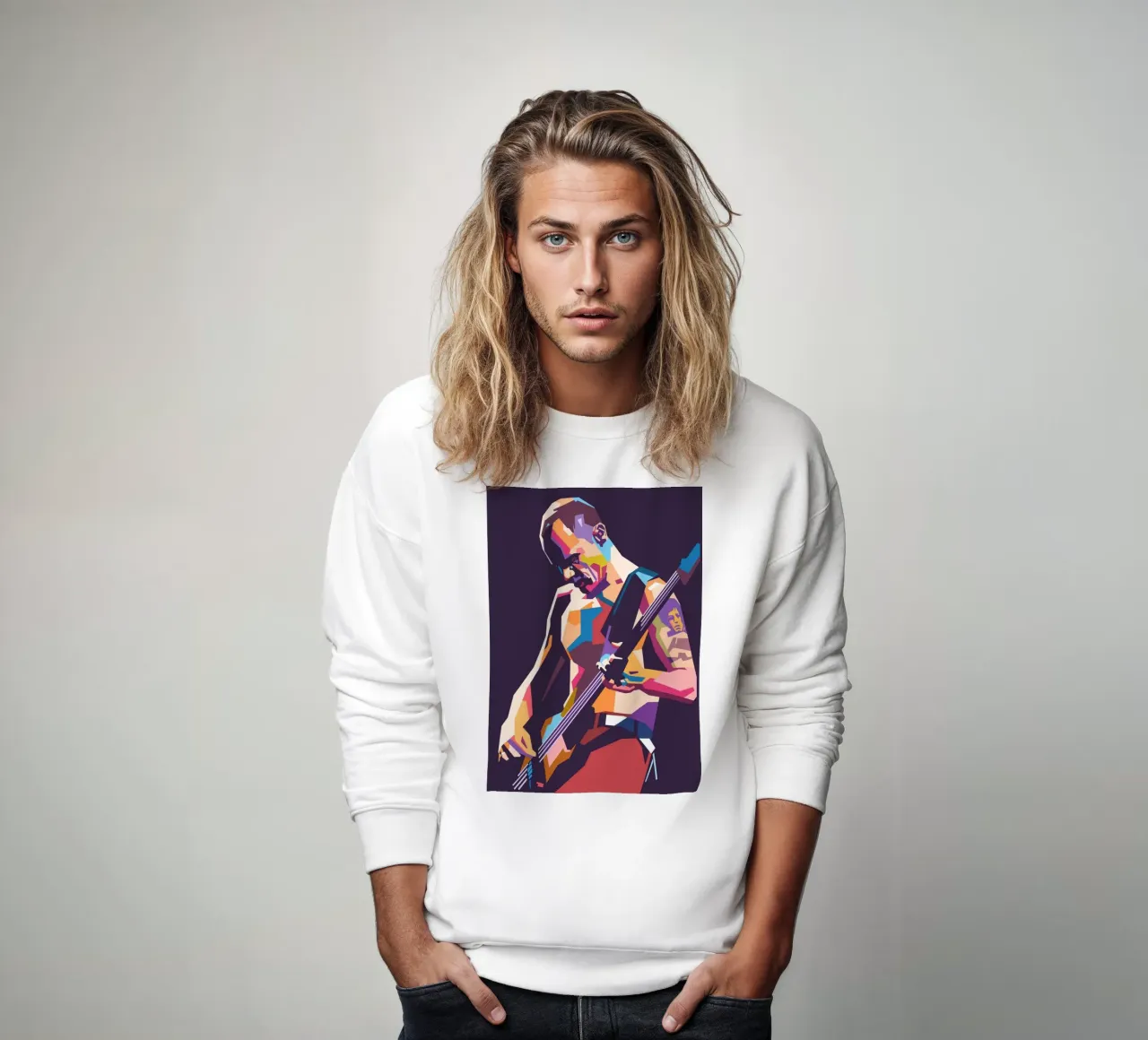 Flea RHCP pop art style sweat de Hantamrata
