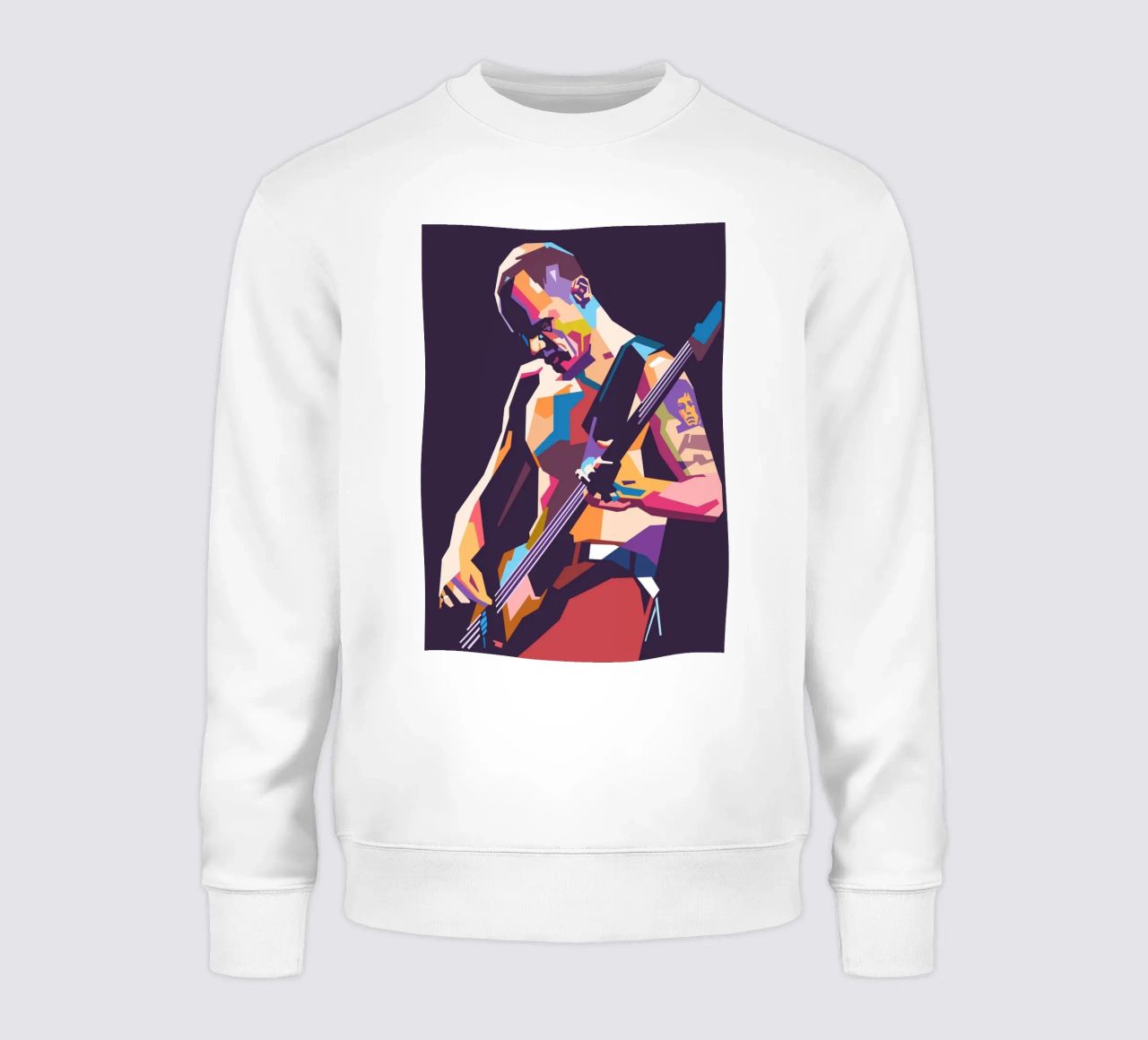 Flea RHCP pop art style felpa da Hantamrata