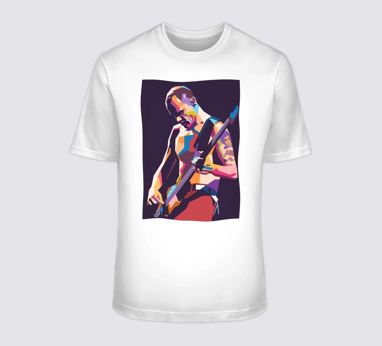 Flea RHCP pop art style t-shirt da Hantamrata