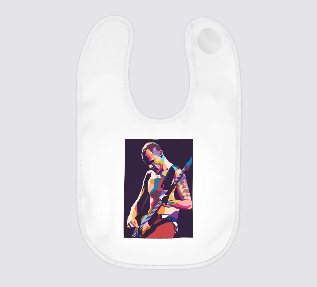 Flea RHCP pop art style bavaglino da Hantamrata