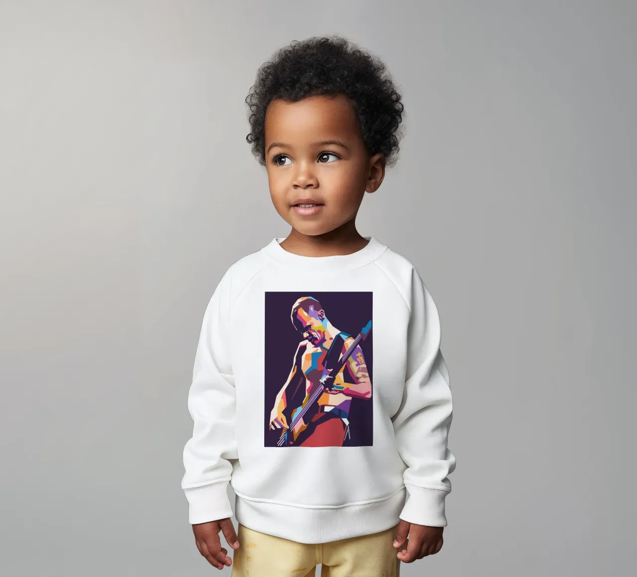 Flea RHCP pop art style Baby Sweatshirt von Hantamrata