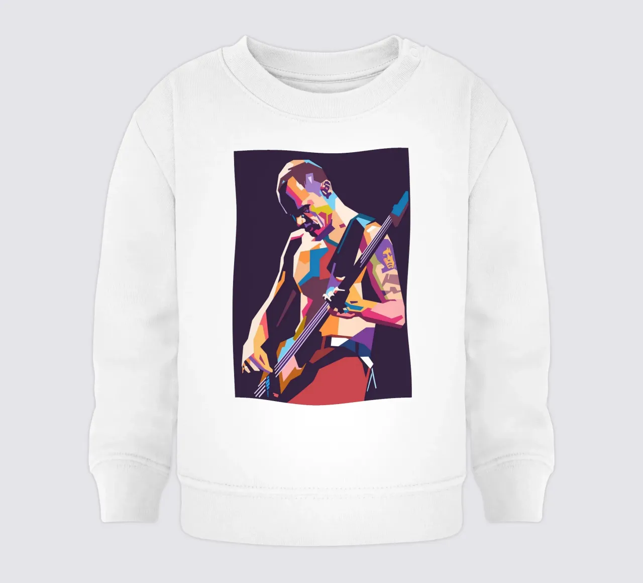 Flea RHCP pop art style Baby Sweatshirt von Hantamrata