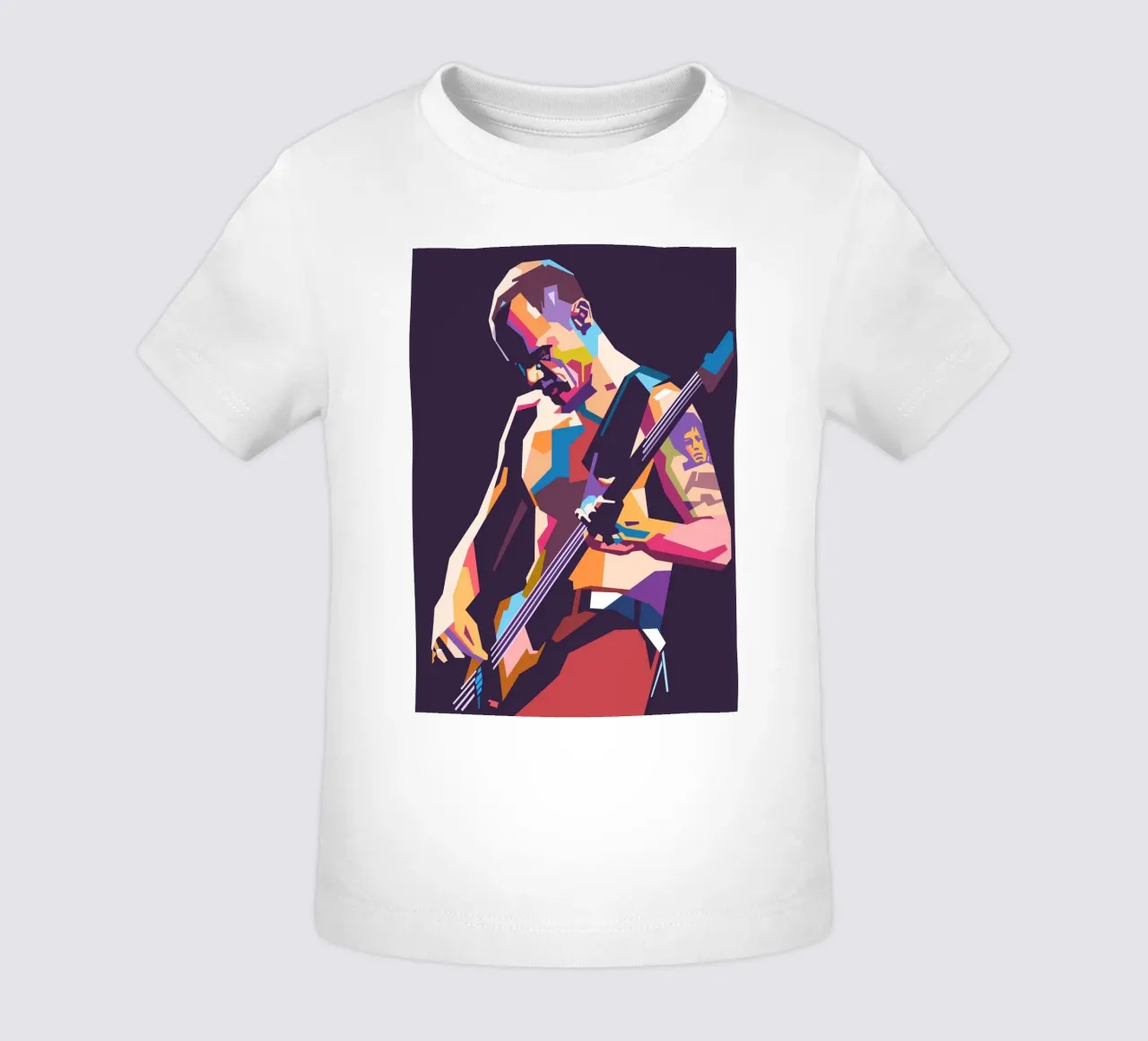 Flea RHCP pop art style maglietta neonato da Hantamrata