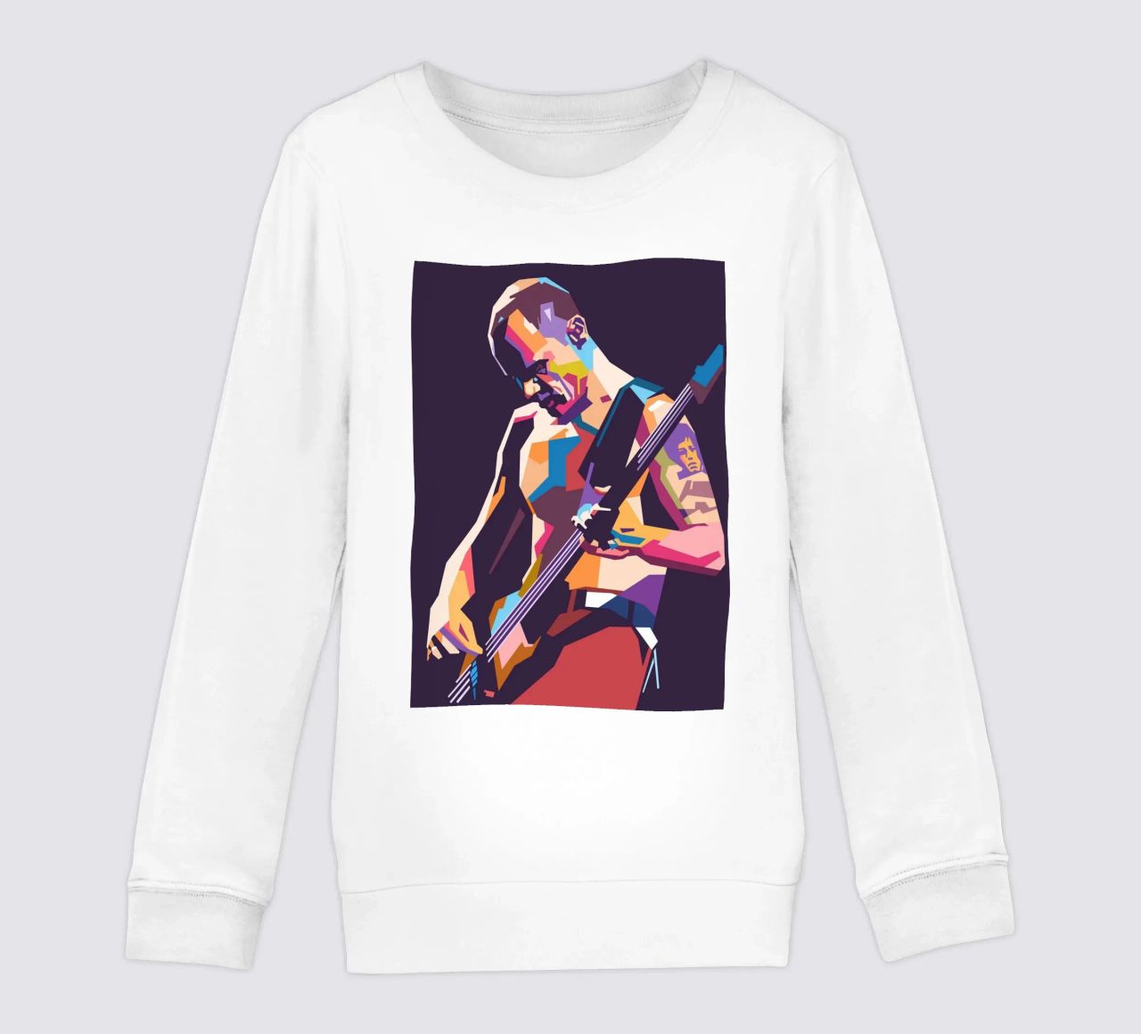 Flea RHCP pop art style felpa bambino da Hantamrata