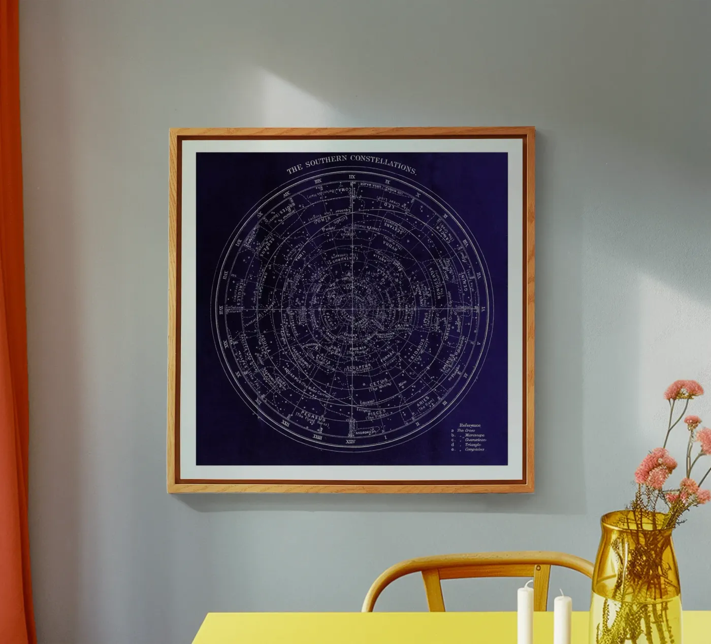 Southern Constellations plexiglas de Flora & Fauna