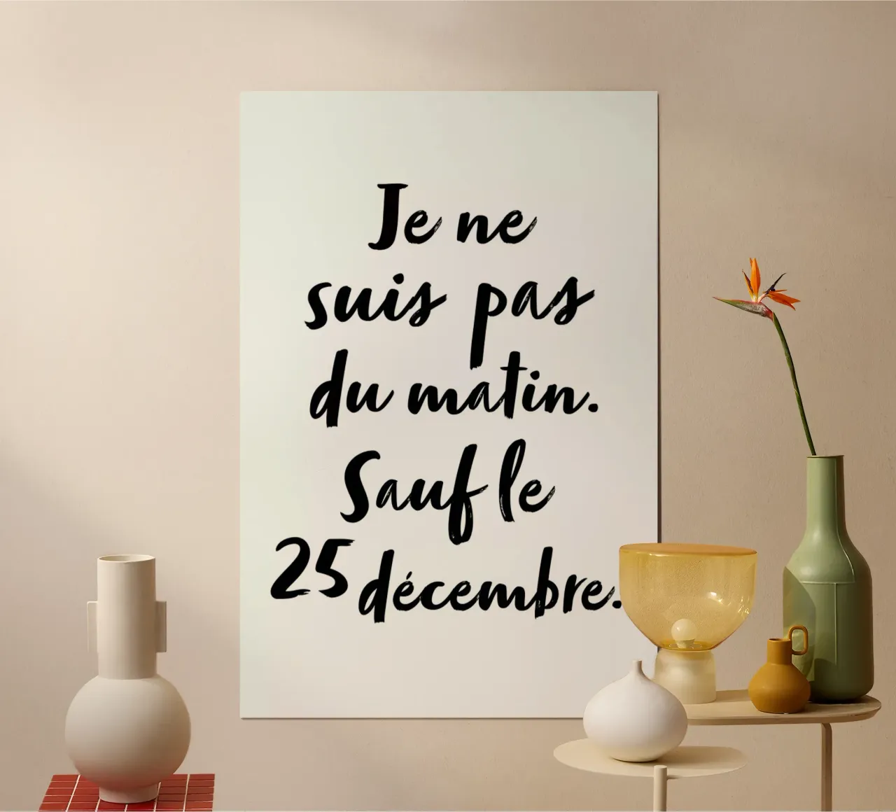 Sauf le 25 poster con telaio in plastica da daylight design studio
