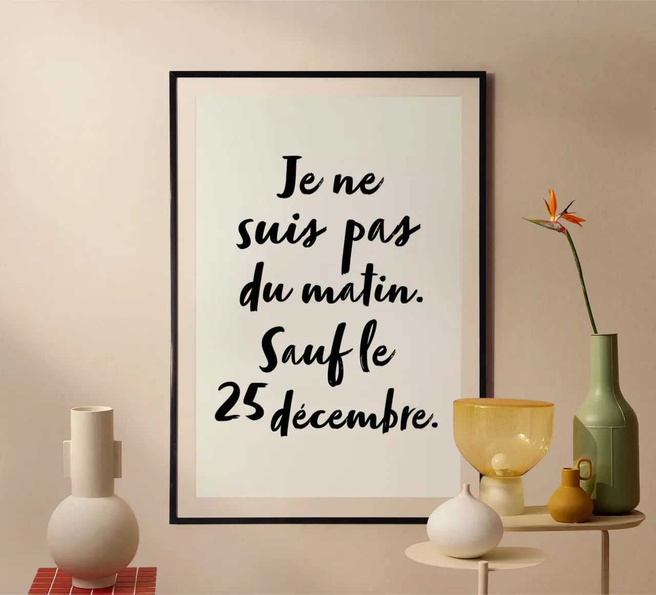 Sauf le 25 poster con telaio in plastica da daylight design studio