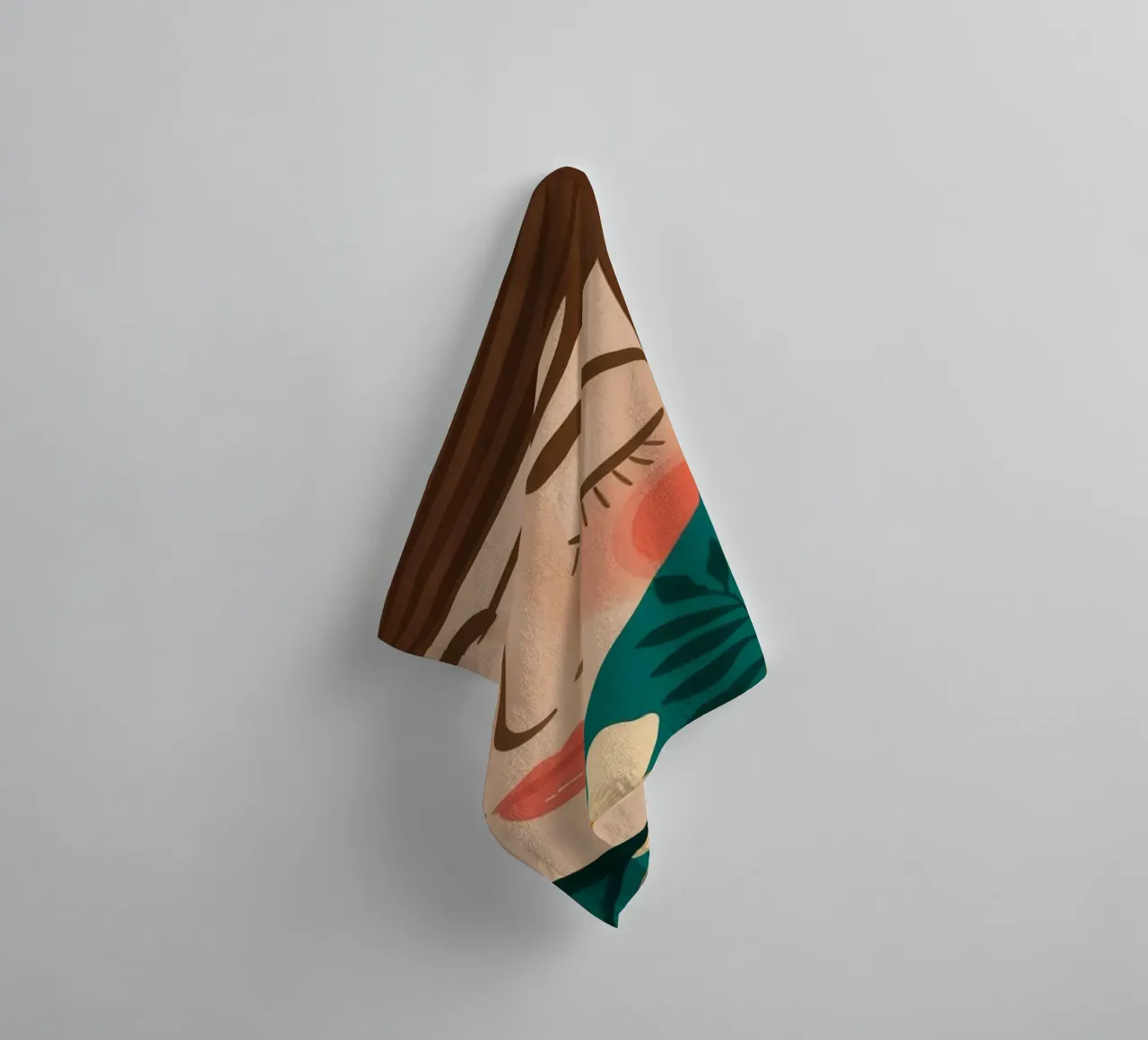 Pineapple Paradise Vibes towel by Veiled Canvas