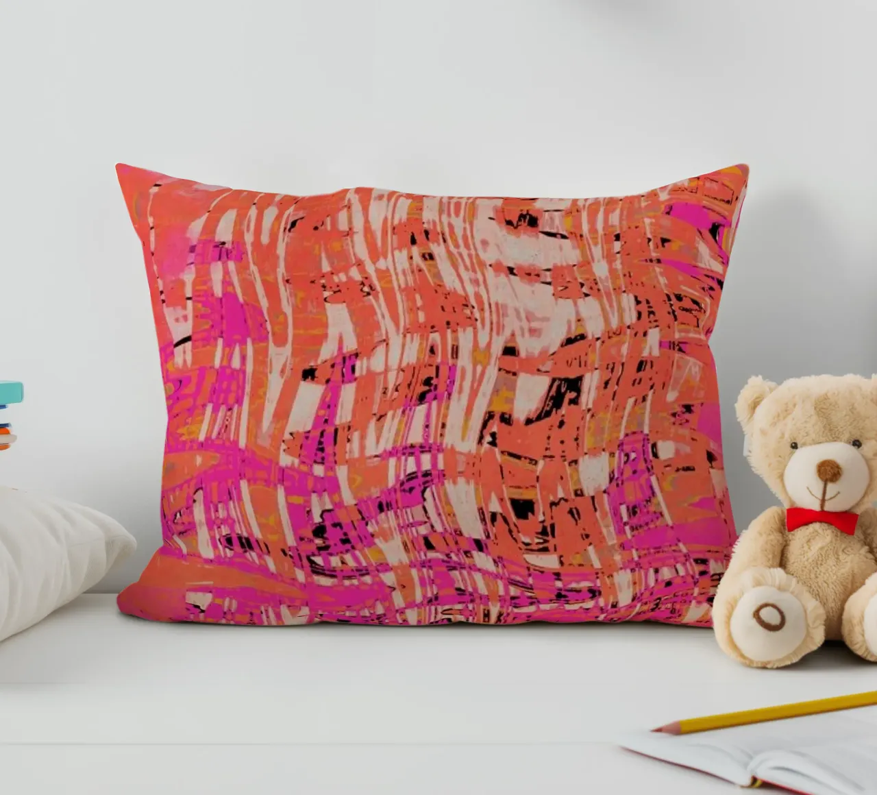 Time Machine (Pink) cuscino da treechild