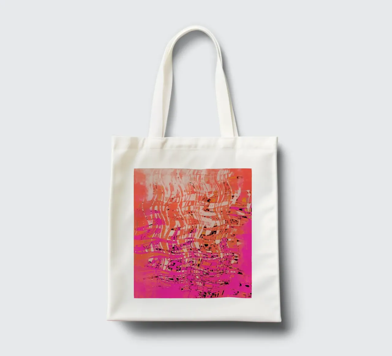 Time Machine (Pink) borsa in juta da treechild