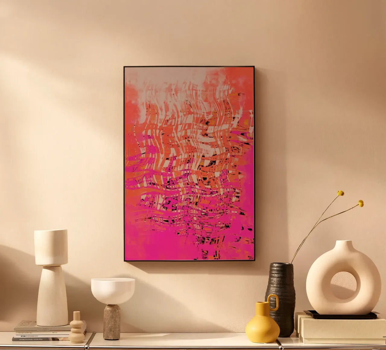 Time Machine (Pink) acrylic glass by treechild